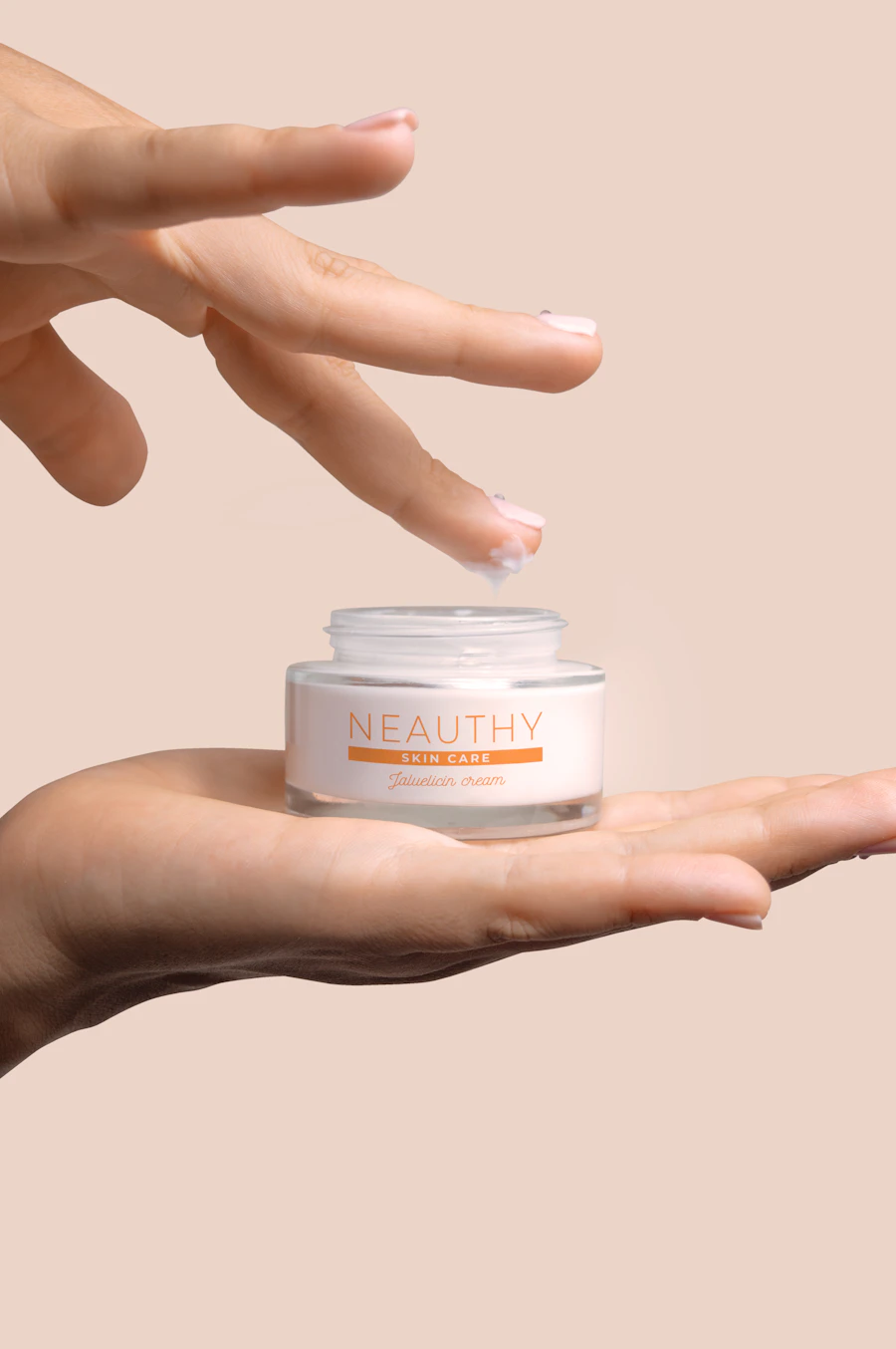 Experiência ilustrativa de hidratação facial